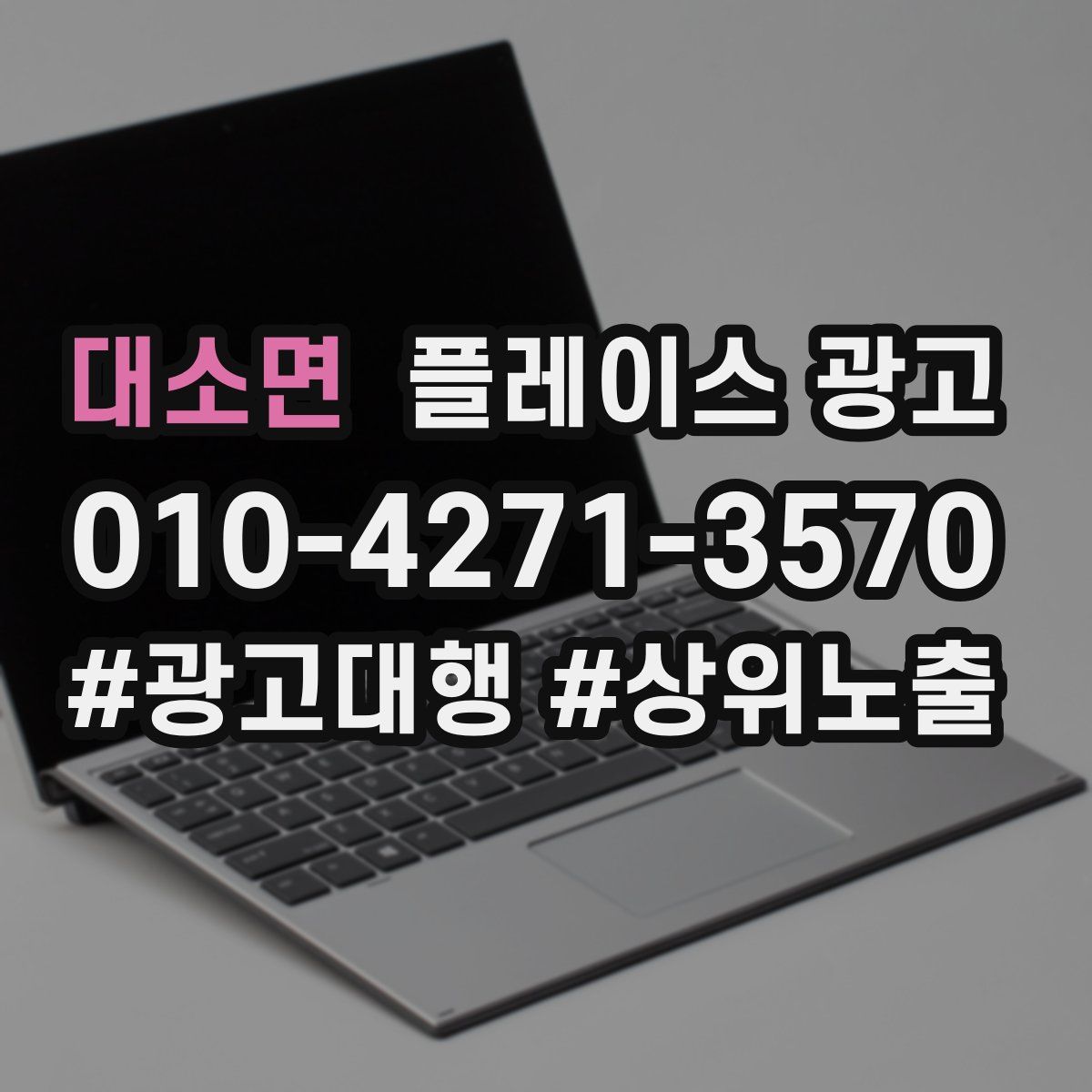 대소면 플레이스 광고