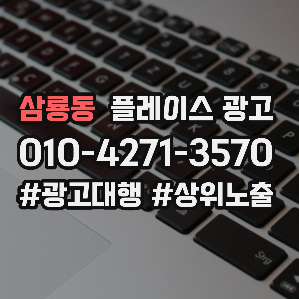 삼룡동 플레이스 광고