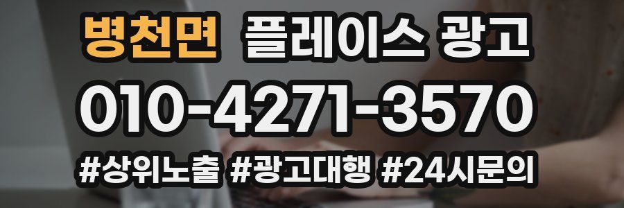 병천면 플레이스 광고