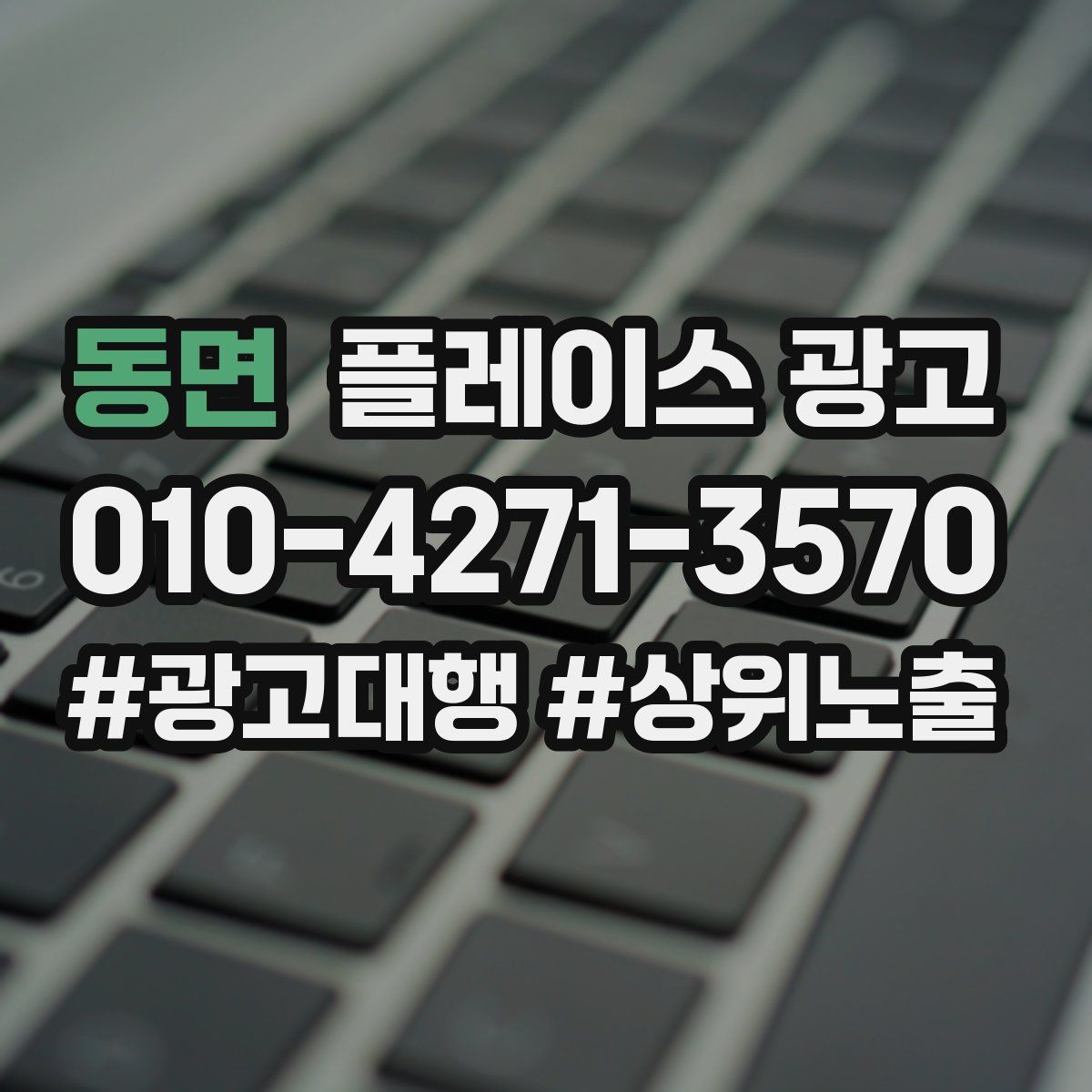 동면 플레이스 광고