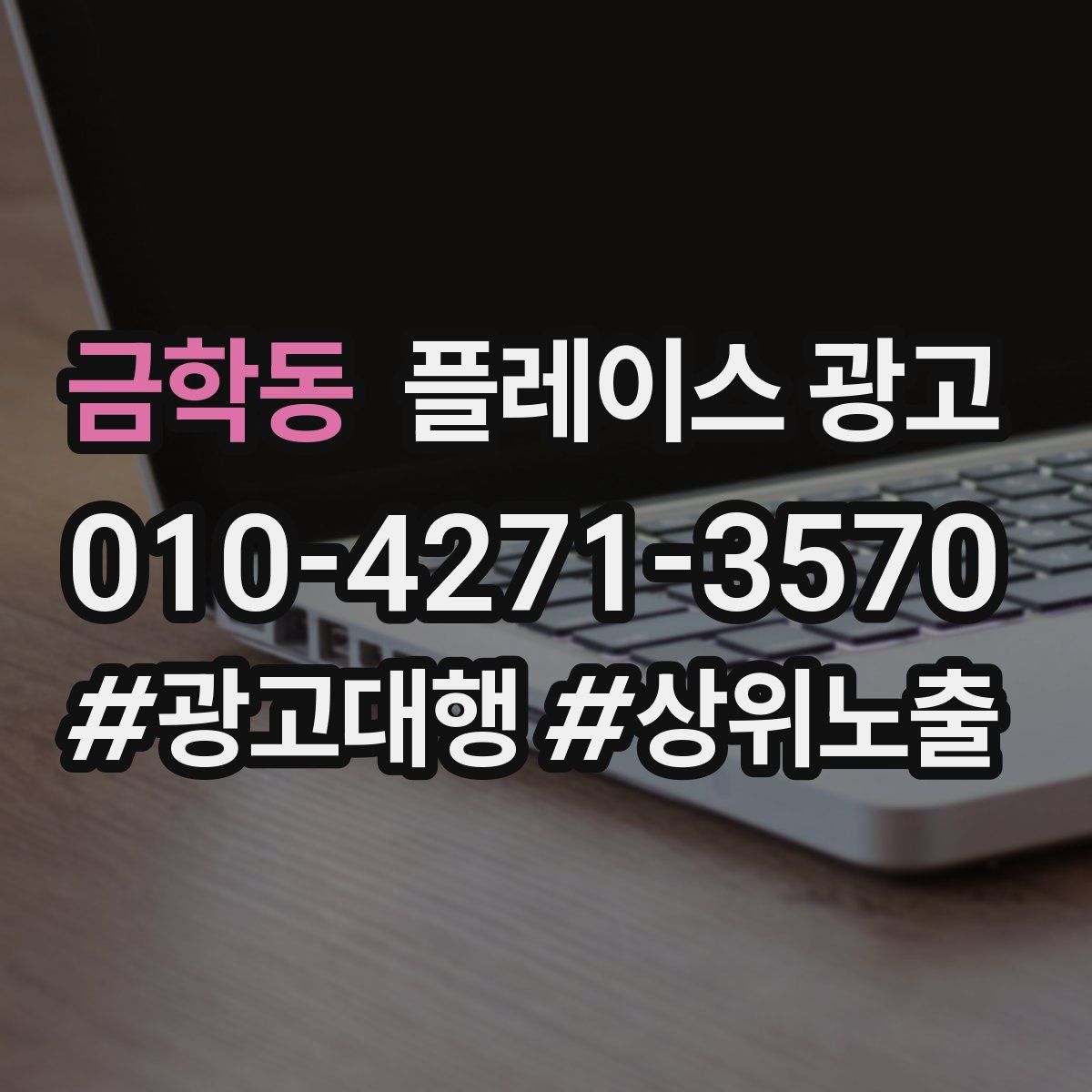 금학동 플레이스 광고