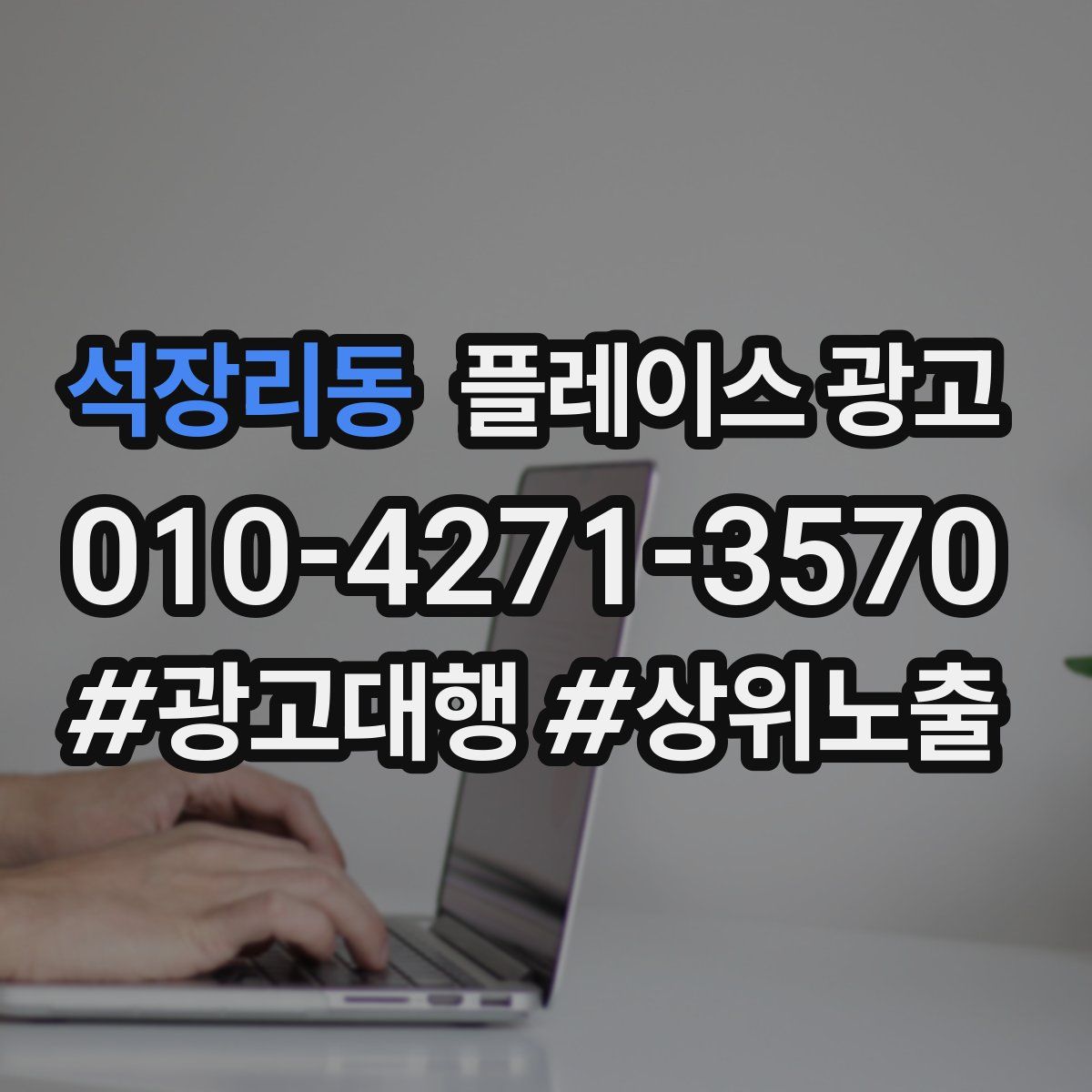 석장리동 플레이스 광고