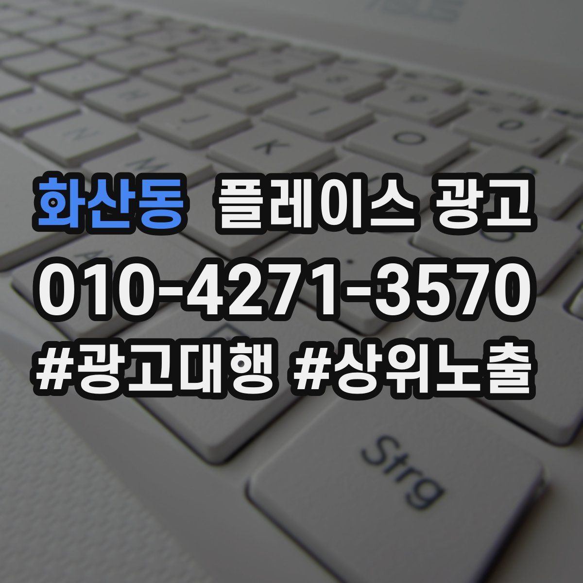 화산동 플레이스 광고
