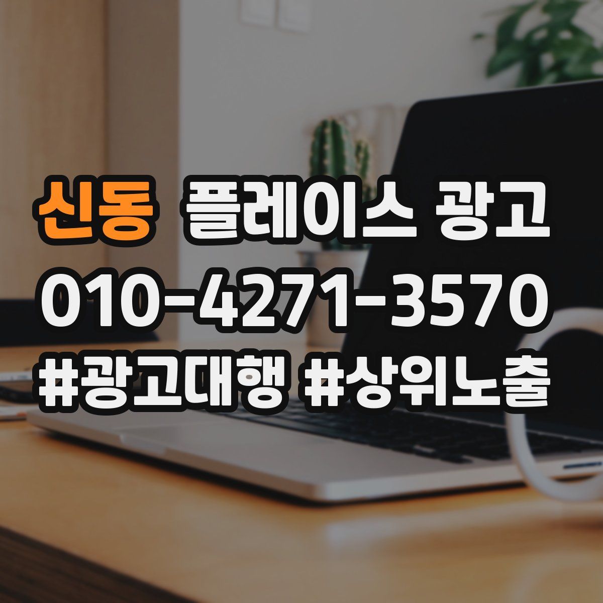 신동 플레이스 광고