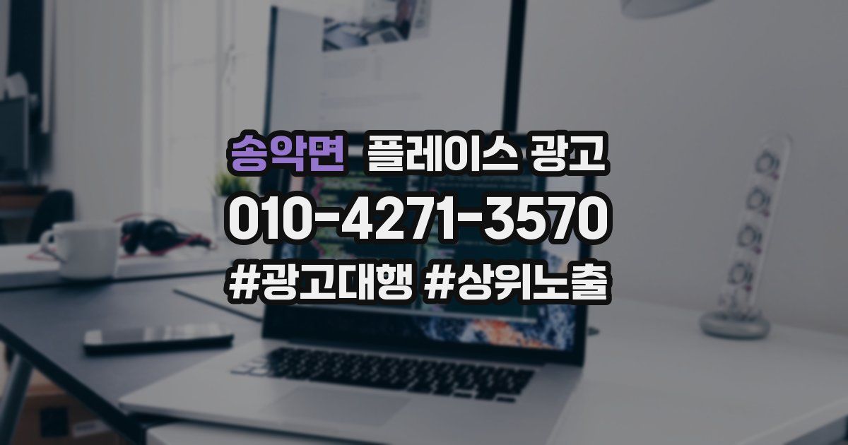 송악면 플레이스 광고