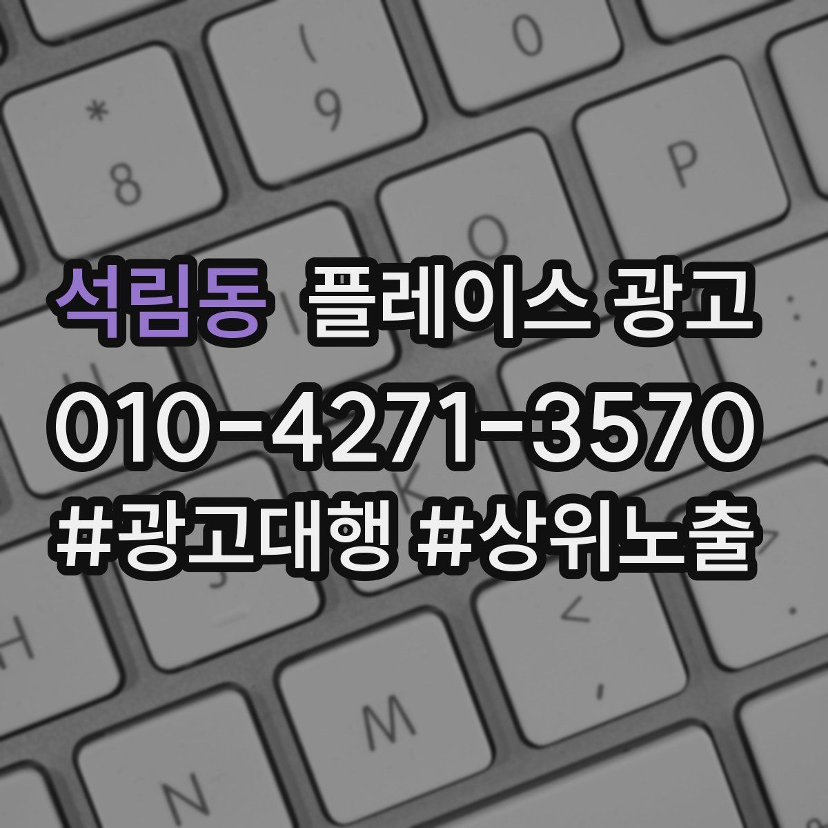 석림동 플레이스 광고