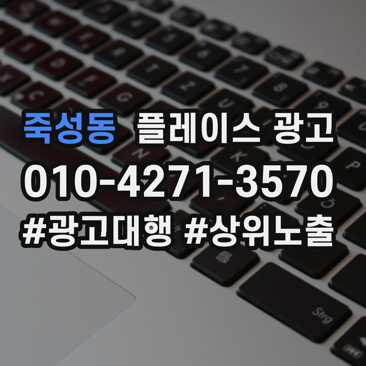 죽성동 플레이스 광고