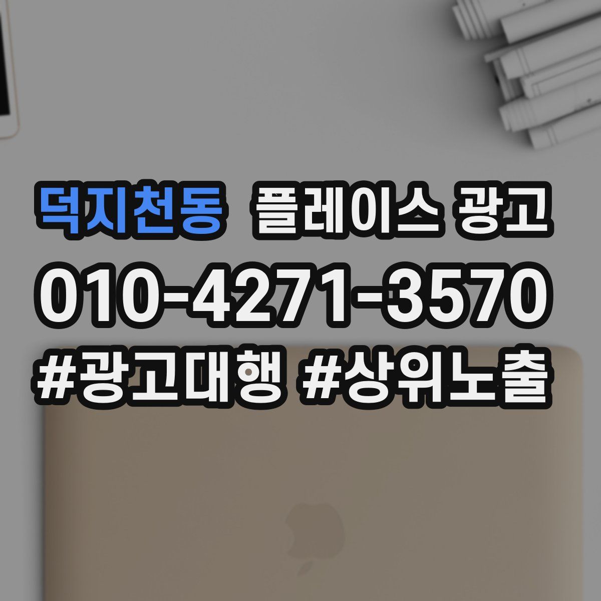 덕지천동 플레이스 광고