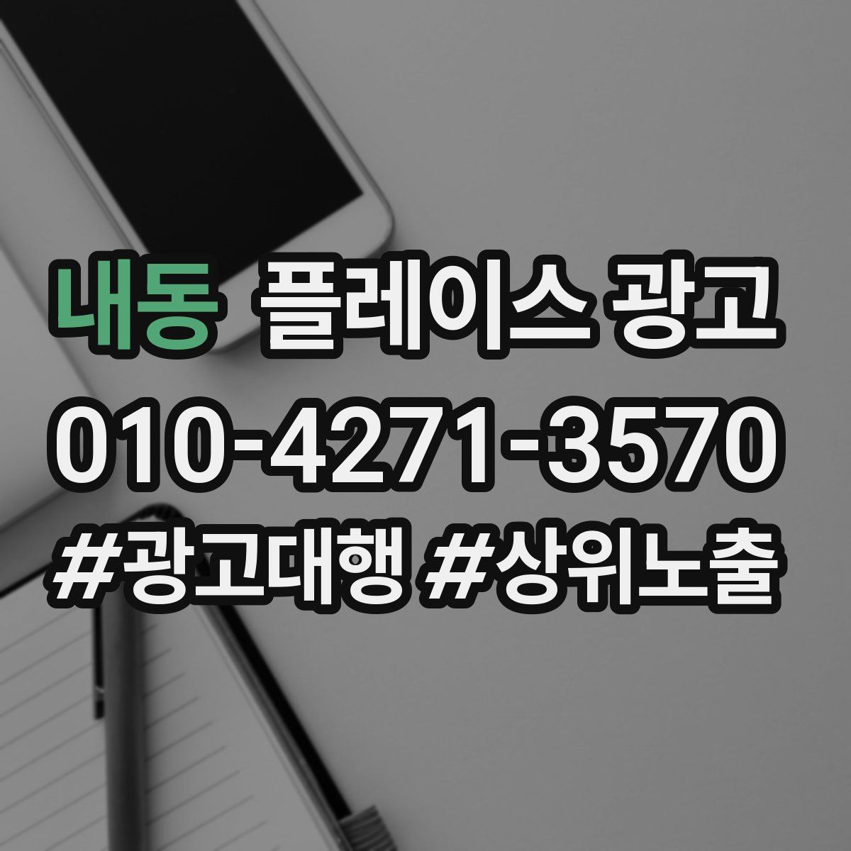 내동 플레이스 광고