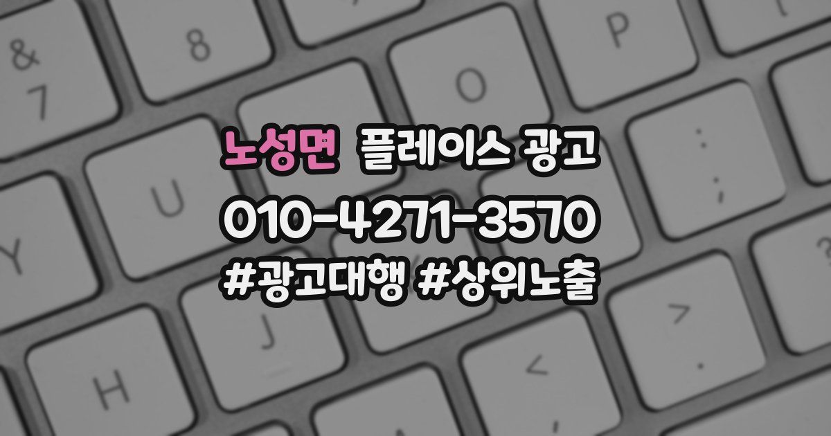 노성면 플레이스 광고
