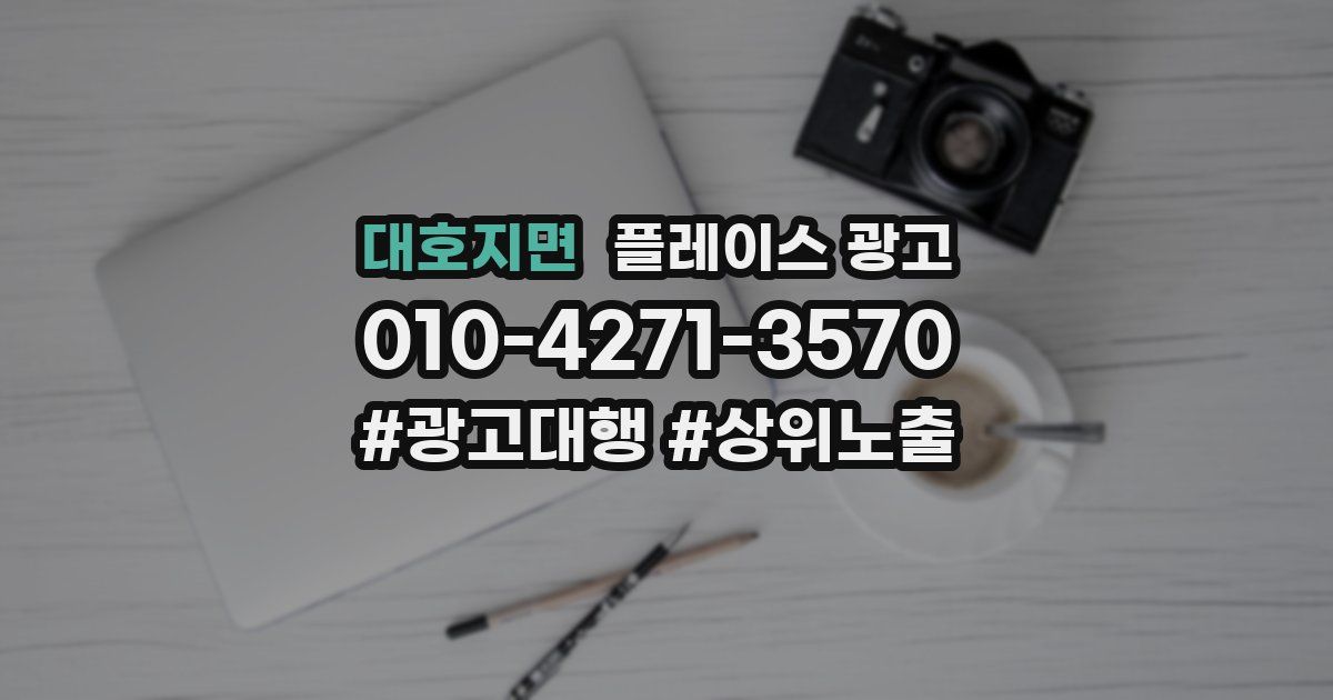 대호지면 플레이스 광고
