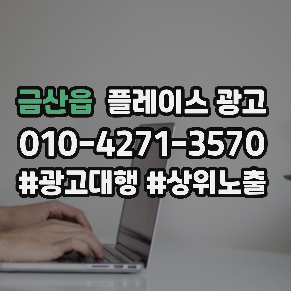 금산읍 플레이스 광고