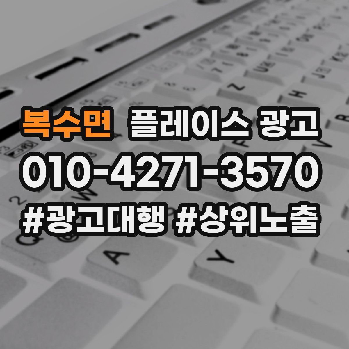 복수면 플레이스 광고
