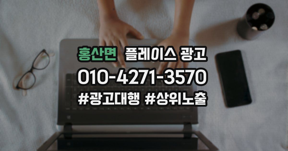 홍산면 플레이스 광고