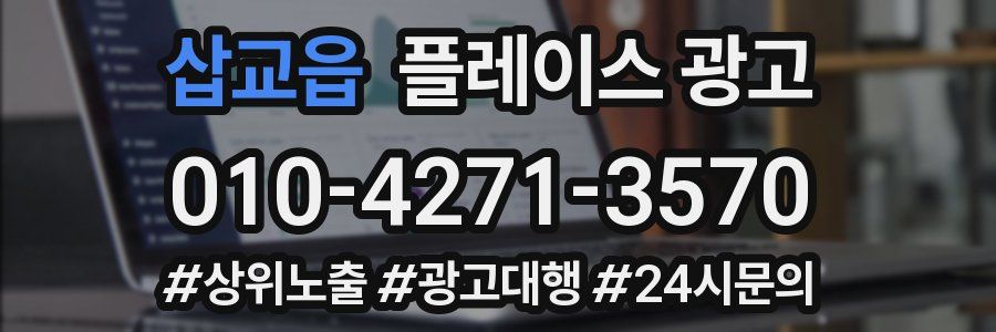 삽교읍 플레이스 광고