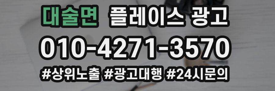 대술면 플레이스 광고