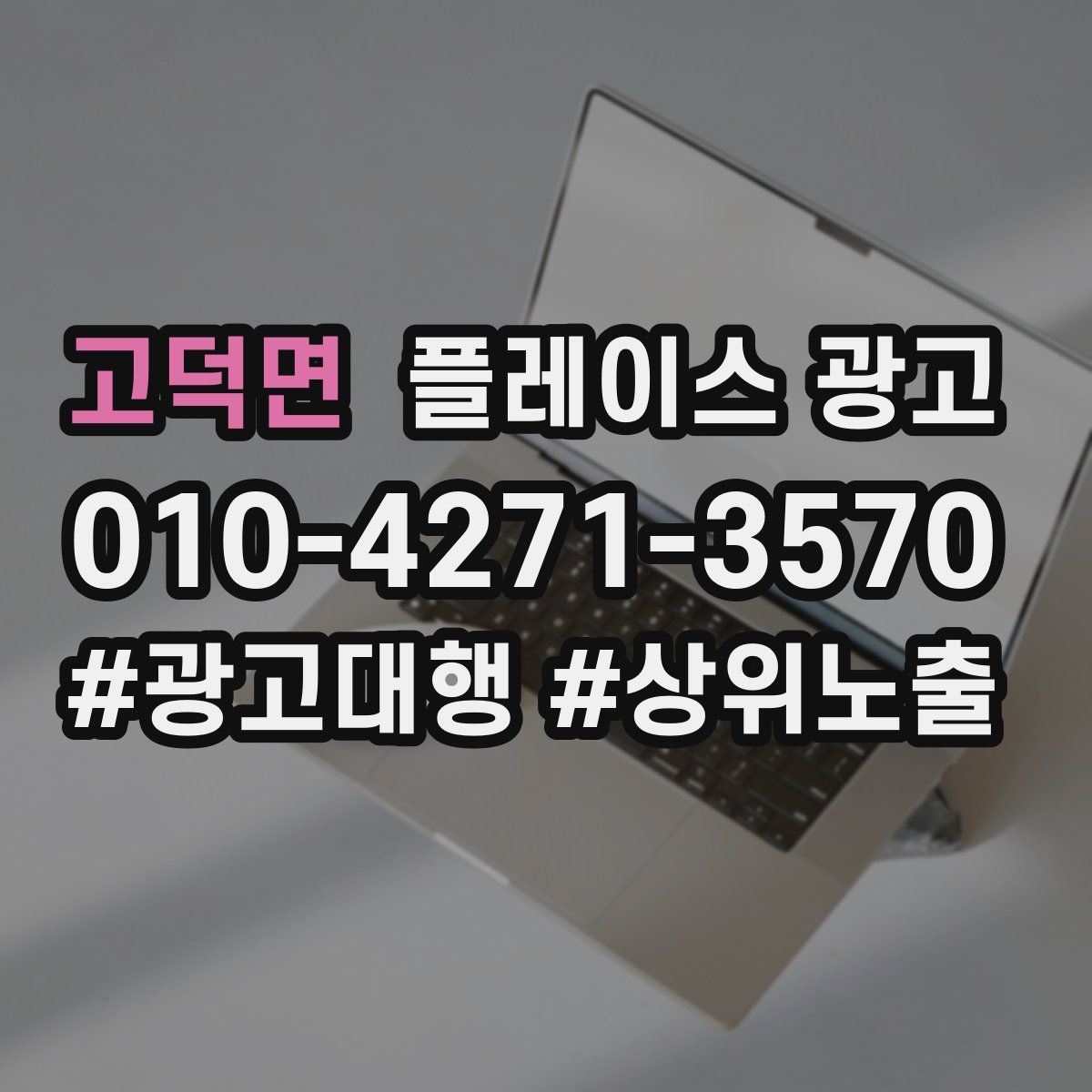 고덕면 플레이스 광고