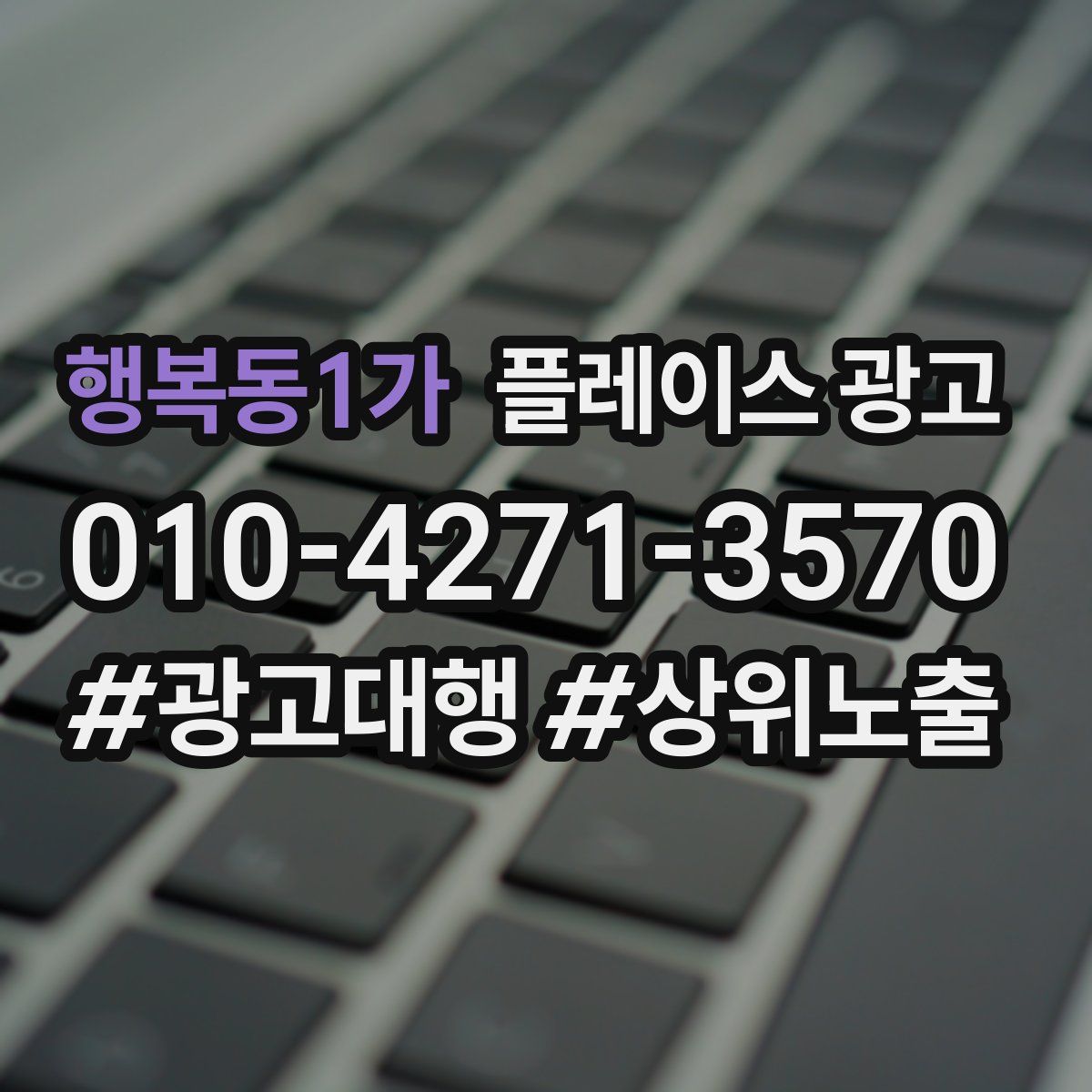 행복동1가 플레이스 광고