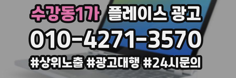 수강동1가 플레이스 광고