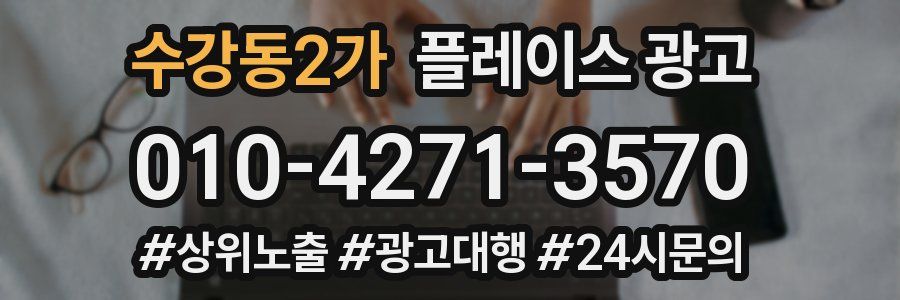 수강동2가 플레이스 광고