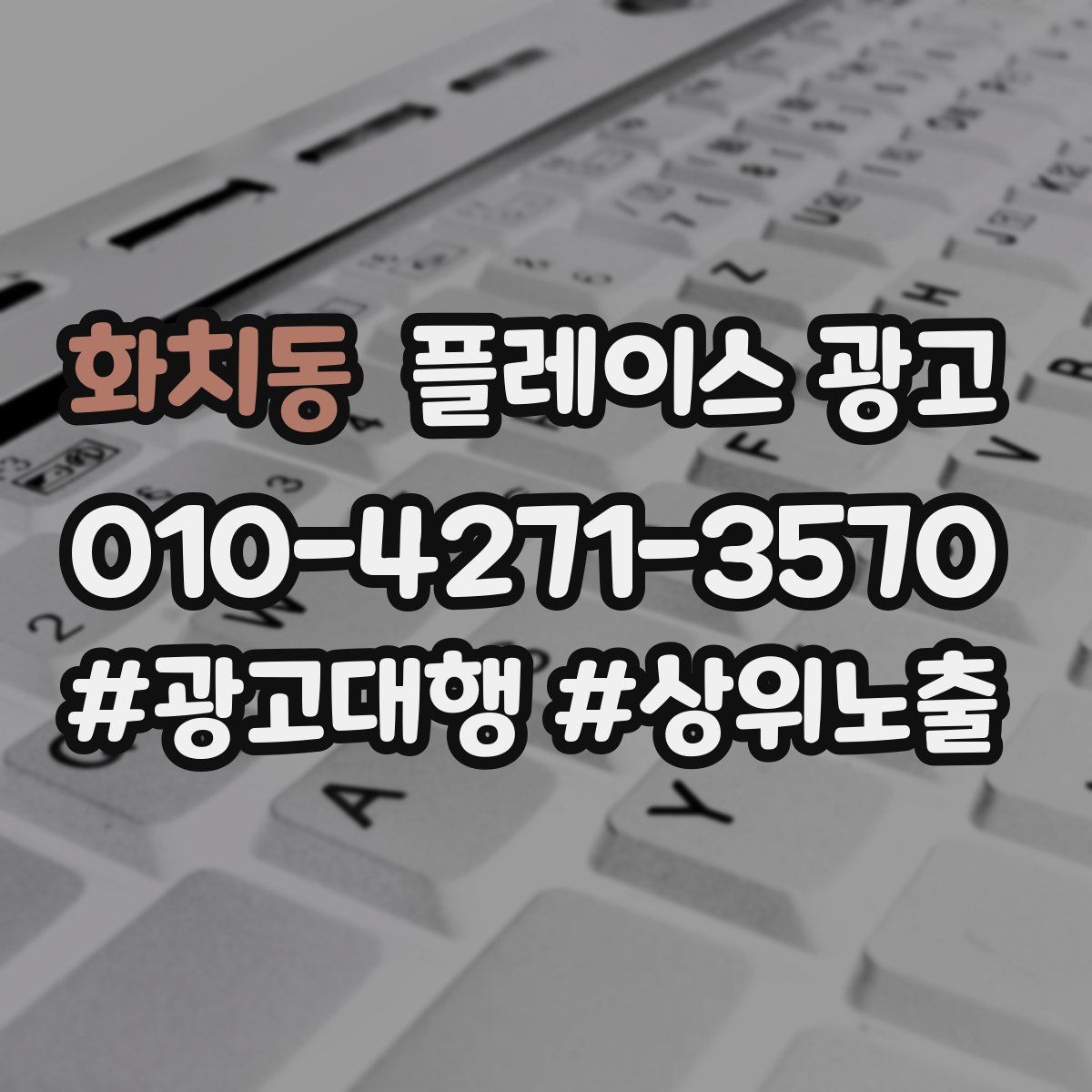 화치동 플레이스 광고