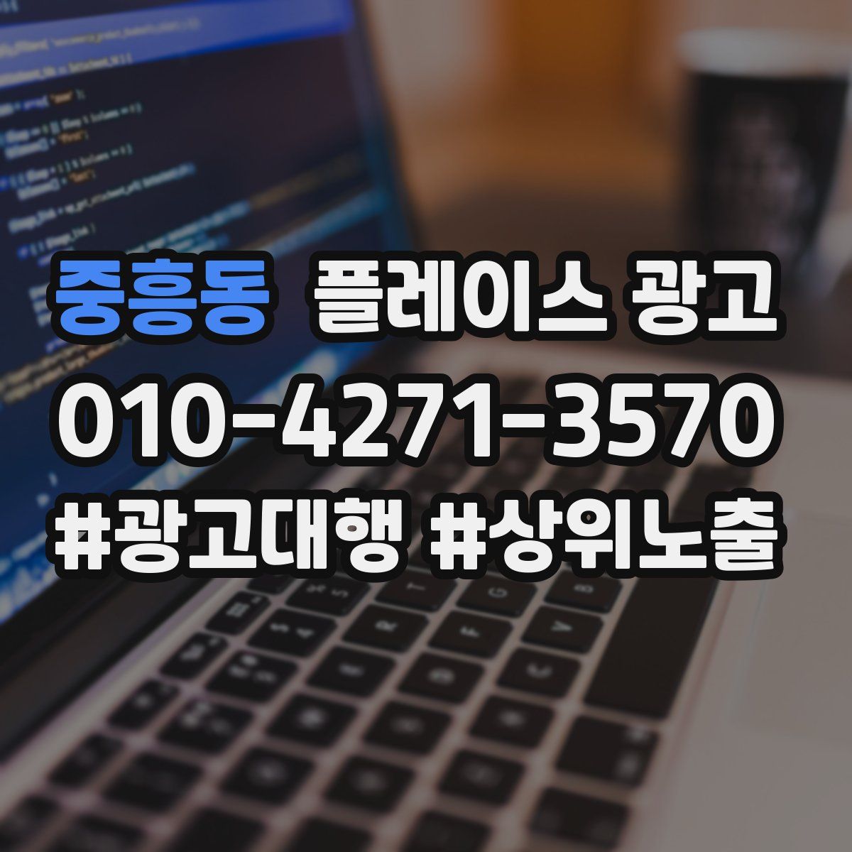 중흥동 플레이스 광고