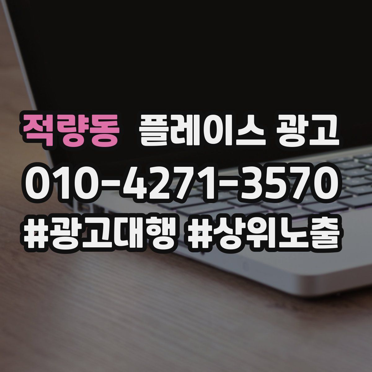 적량동 플레이스 광고