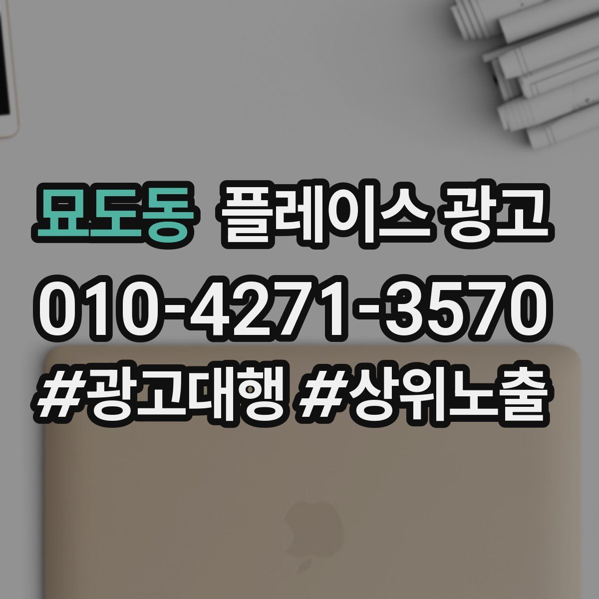 묘도동 플레이스 광고