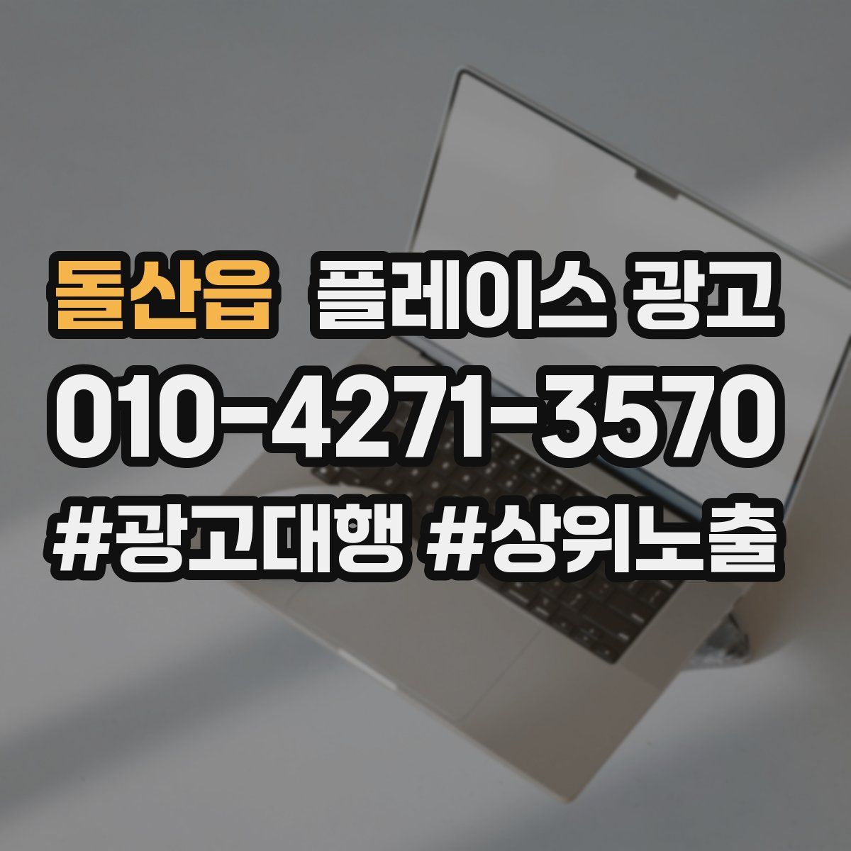 돌산읍 플레이스 광고