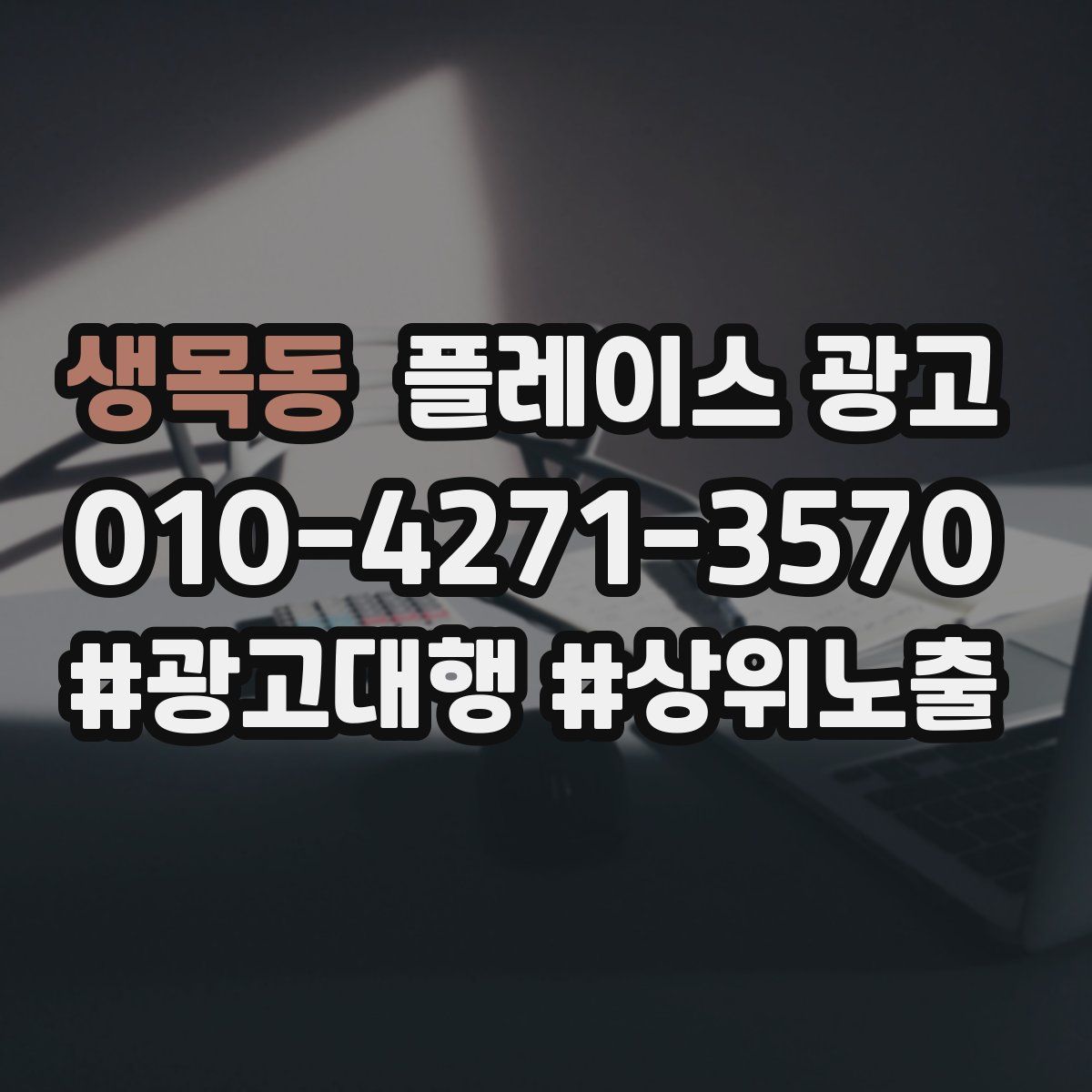 생목동 플레이스 광고