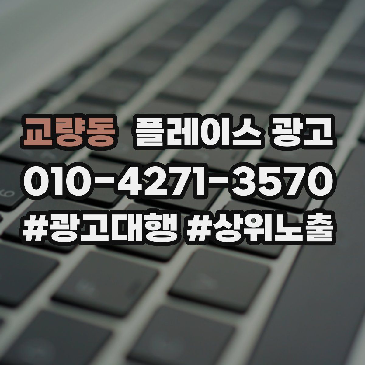 교량동 플레이스 광고