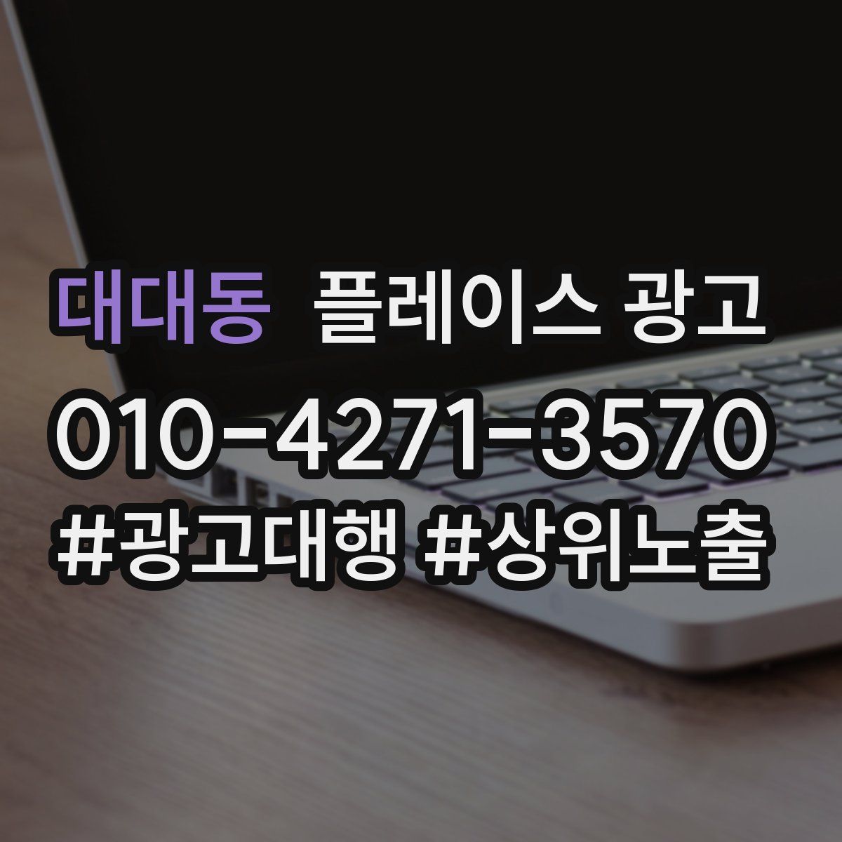 대대동 플레이스 광고