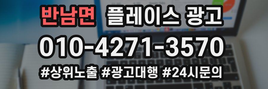 반남면 플레이스 광고