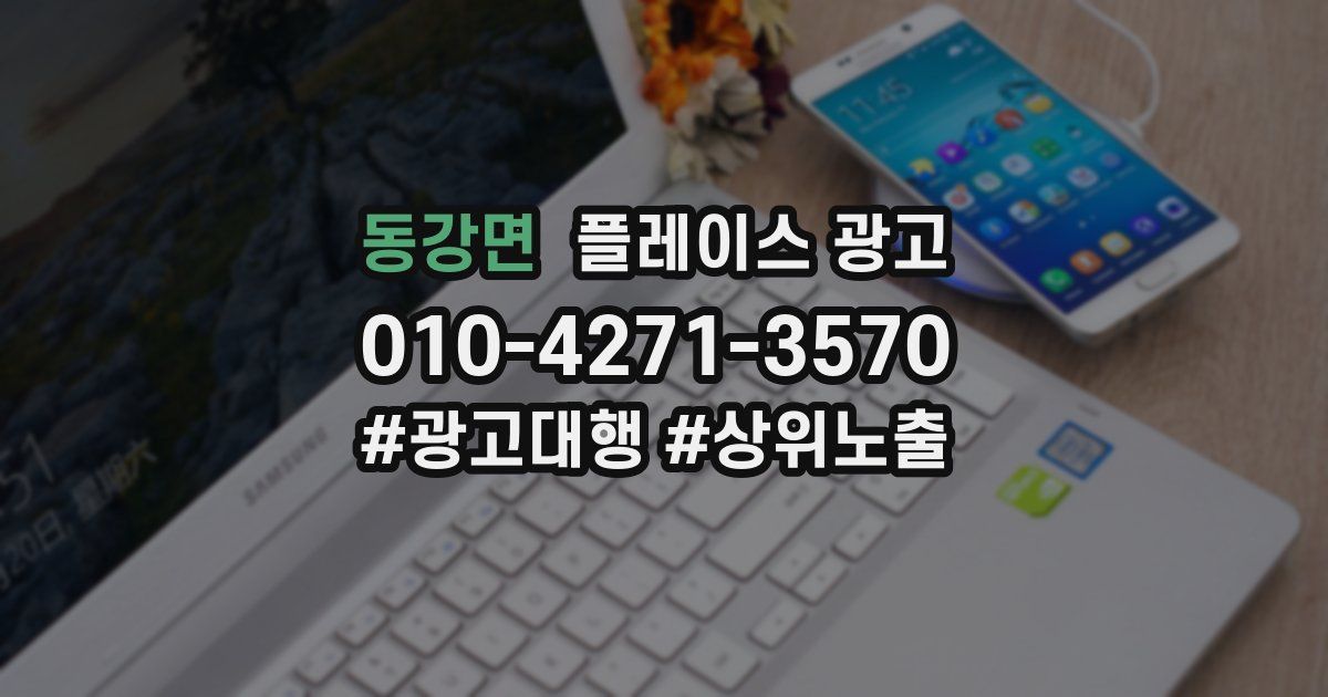동강면 플레이스 광고