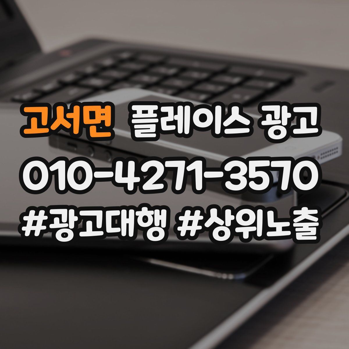 고서면 플레이스 광고