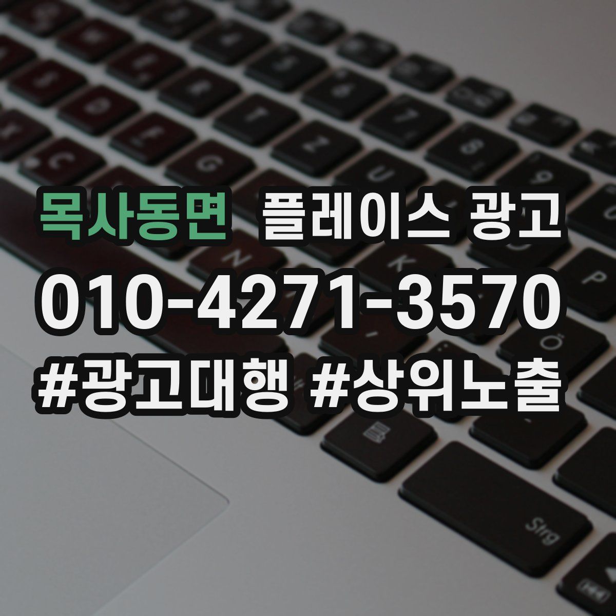 목사동면 플레이스 광고