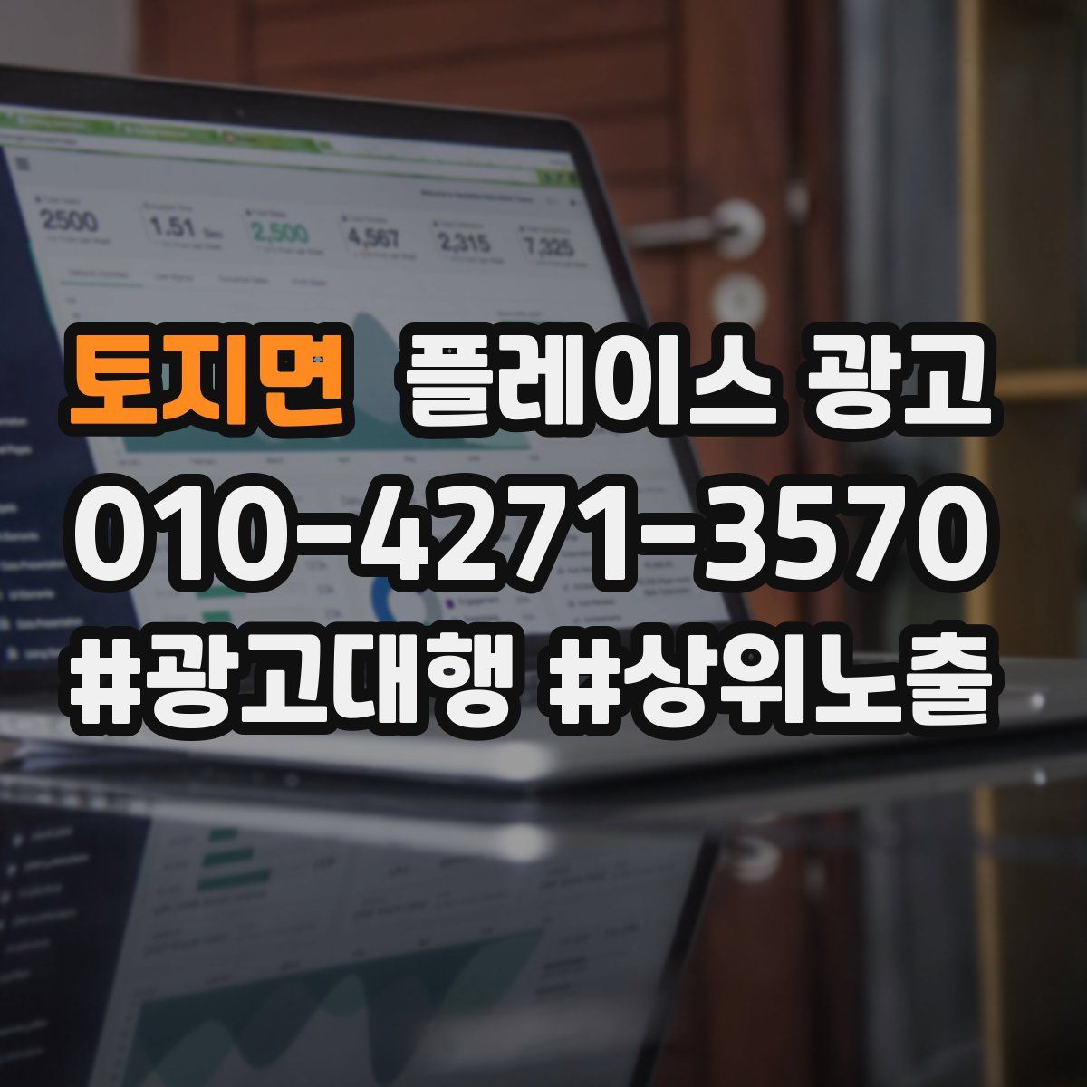 토지면 플레이스 광고