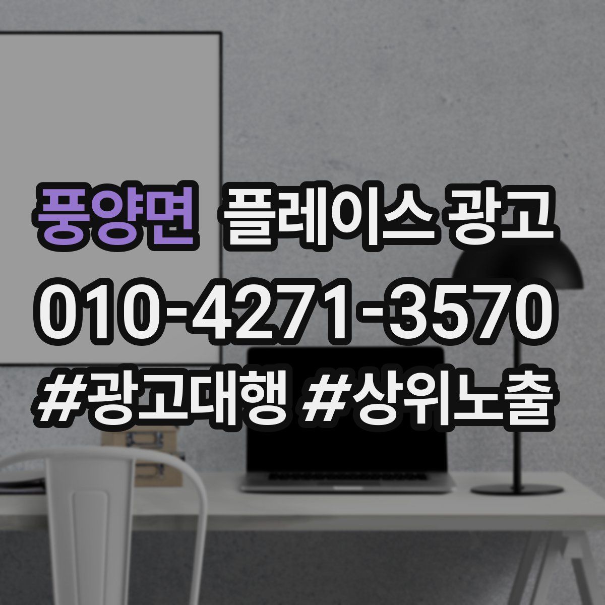 풍양면 플레이스 광고