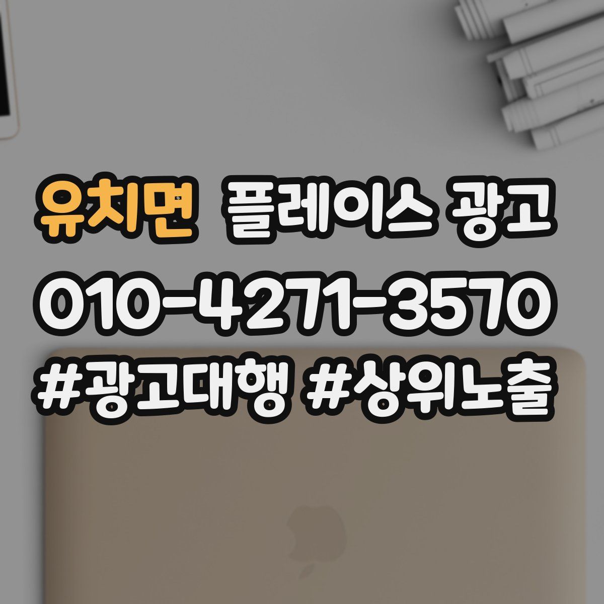 유치면 플레이스 광고