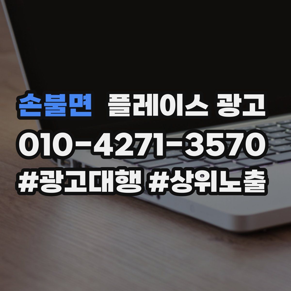 손불면 플레이스 광고