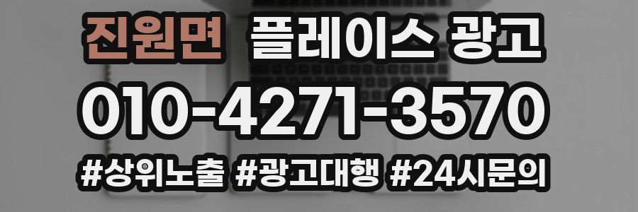 진원면 플레이스 광고