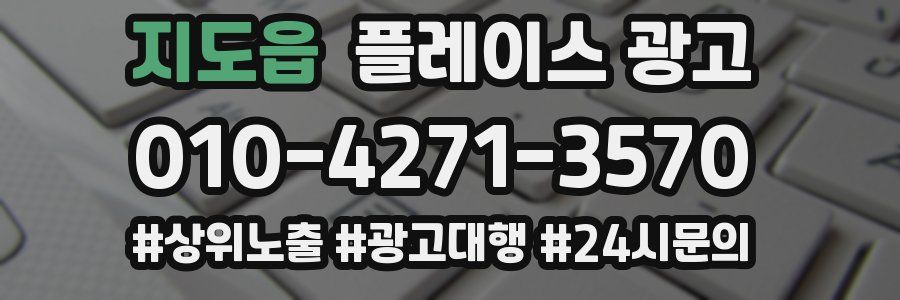 지도읍 플레이스 광고