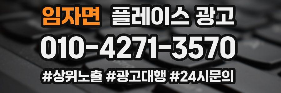 임자면 플레이스 광고