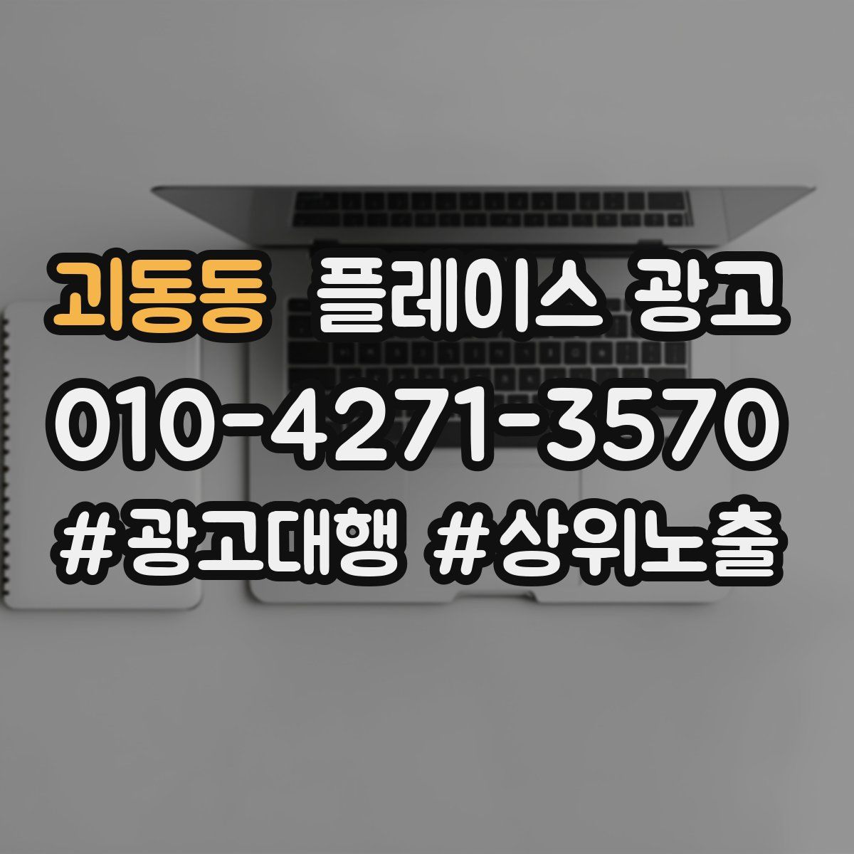 괴동동 플레이스 광고