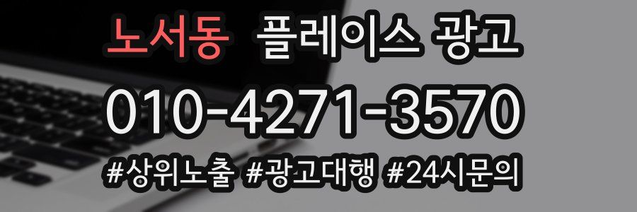 노서동 플레이스 광고