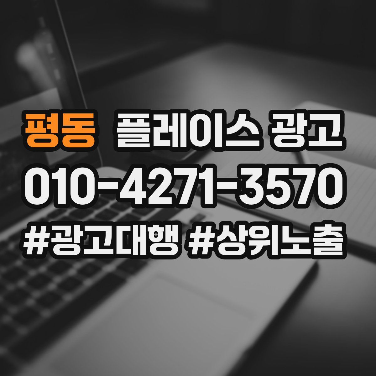 평동 플레이스 광고