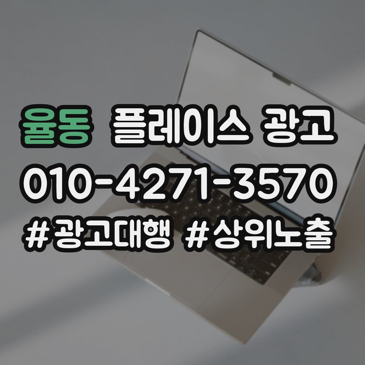 율동 플레이스 광고