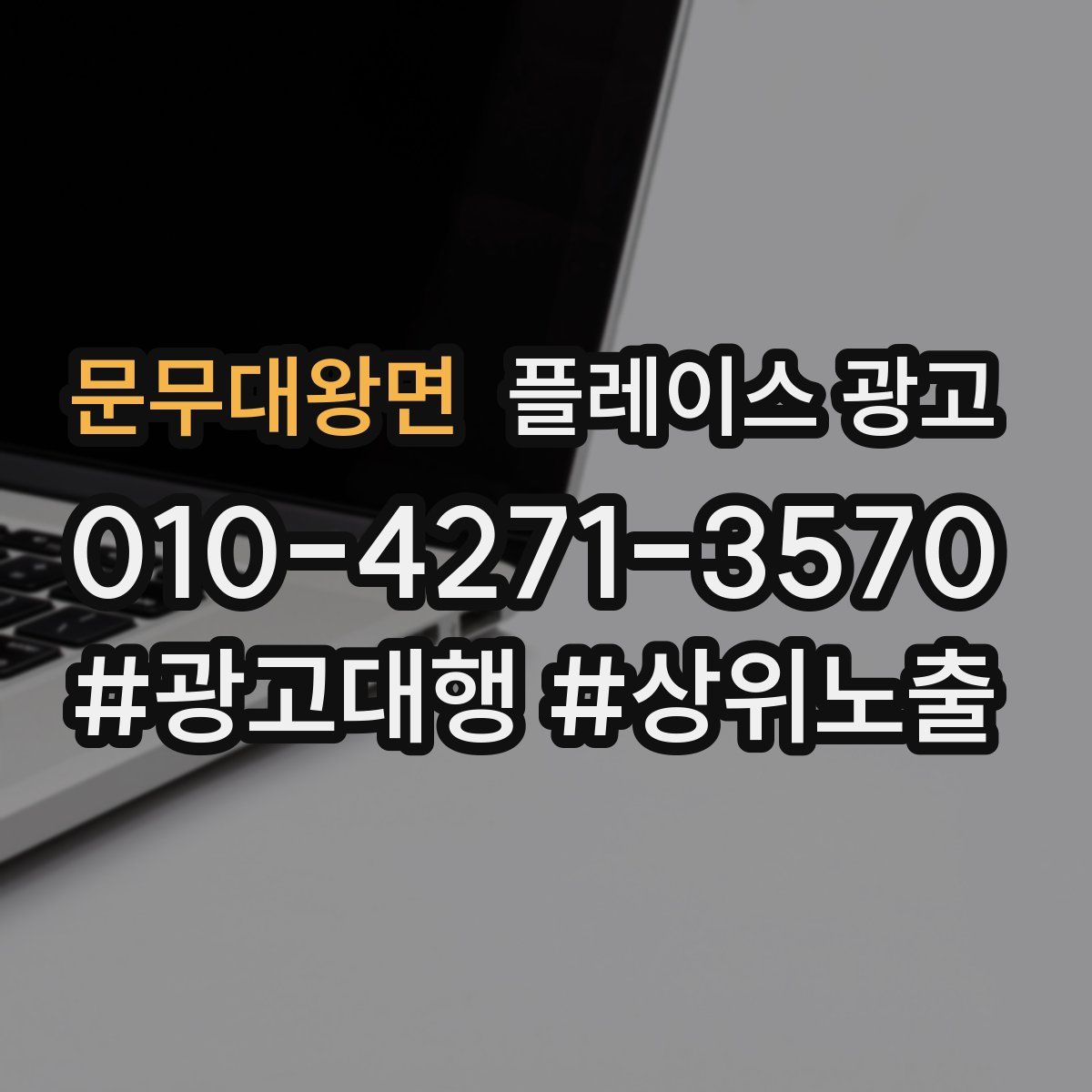 문무대왕면 플레이스 광고