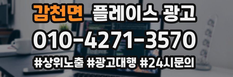 감천면 플레이스 광고