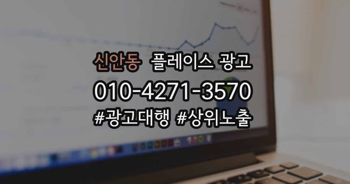 신안동 플레이스 광고